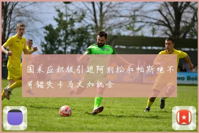 国米应积极引进阿利松和帕斯绝不可错失卡马文加机会